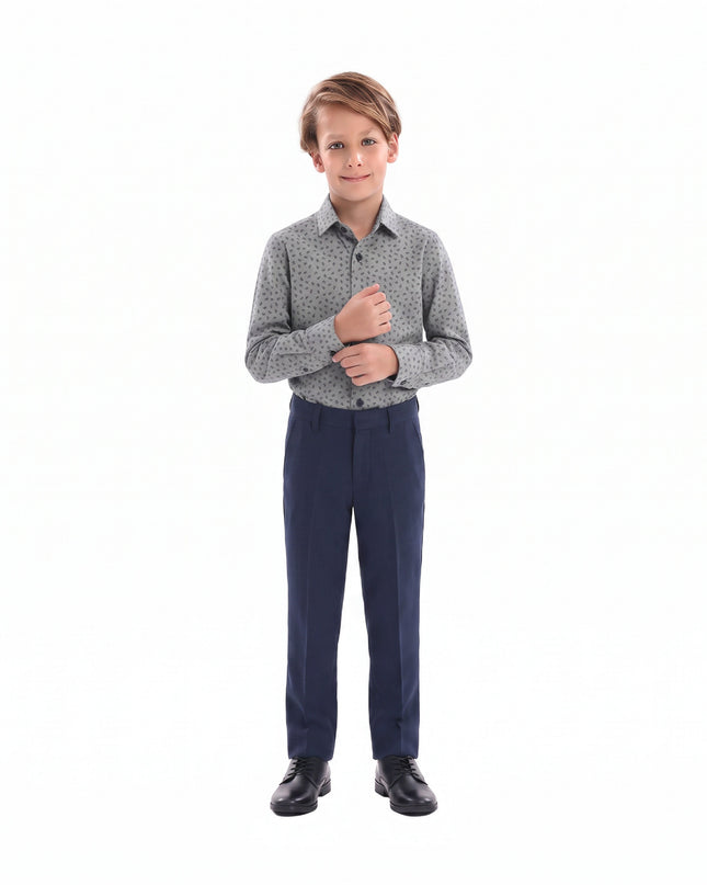 kids-atelier-moustache-kid-baby-boy-green-dandelion-print-dress-shirt-22m08-green