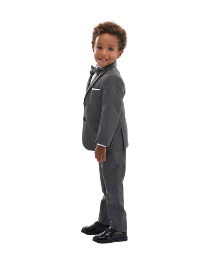 kids atelier moustache Gray Peak Lapel Tuxedo