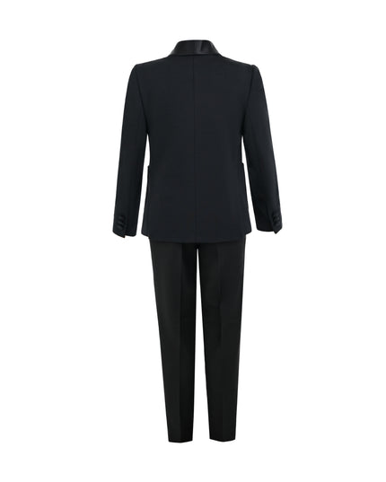 kids atelier moustache Navy Mason Single‑Button Blazer Suit Set