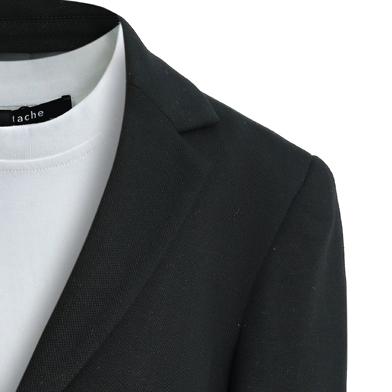 kids atelier moustache Black Slim-Fit Suit Set