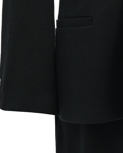 kids atelier moustache Black Slim-Fit Suit Set