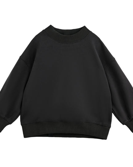 kids atelier moustache Gray Crewneck Sweatshirt