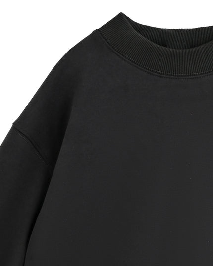 kids atelier moustache Gray Crewneck Sweatshirt