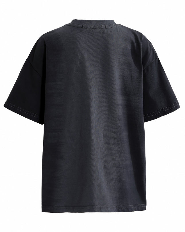 kids atelier moustache Black Essentials T‑Shirt