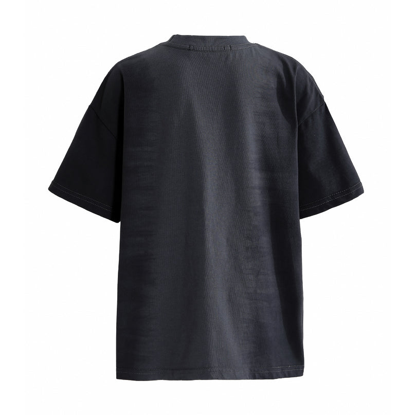 kids atelier moustache Black Essentials T‑Shirt
