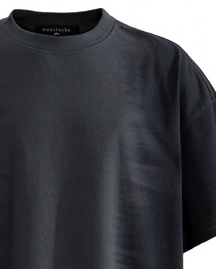 kids atelier moustache Black Essentials T‑Shirt