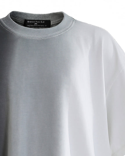 kids atelier moustache Black to White Gradient T‑Shirt