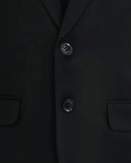 kids atelier moustache Black Suit with White Accents