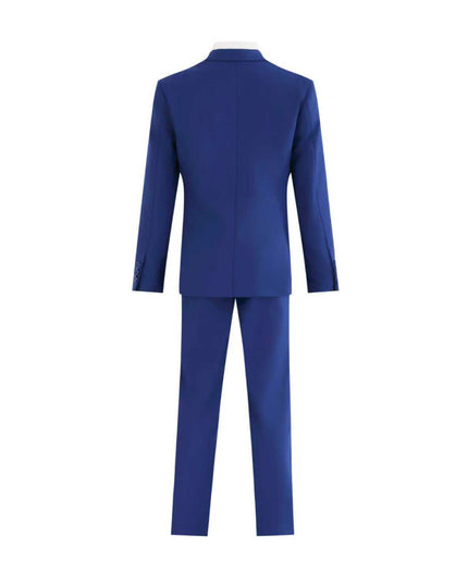 kids atelier moustache Royal Blue Four-Piece Tailored Suit Set
