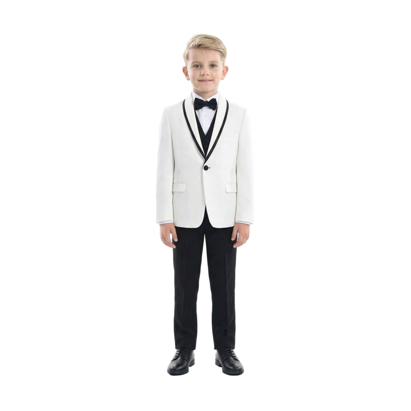 kidsatelier-moustache-White-Tuxedo-Set-with-black-Accents