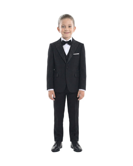 kidsatelier-moustache-Black-Classic-Glitter-Lapel-Tuxedo
