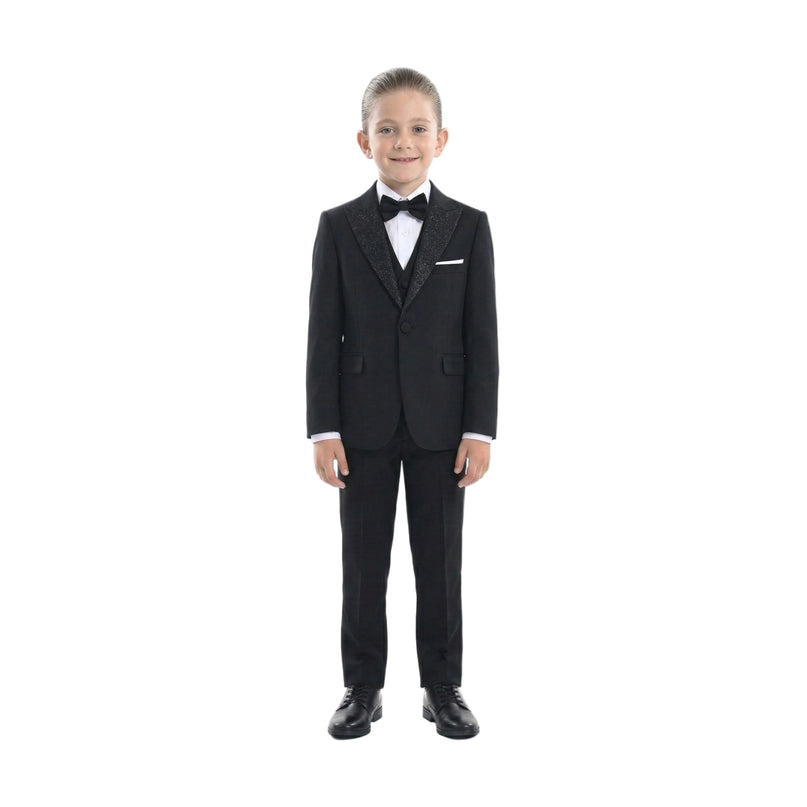 kidsatelier-moustache-Black-Classic-Glitter-Lapel-Tuxedo
