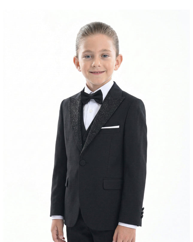 kidsatelier-moustache-Black-Classic-Glitter-Lapel-Tuxedo