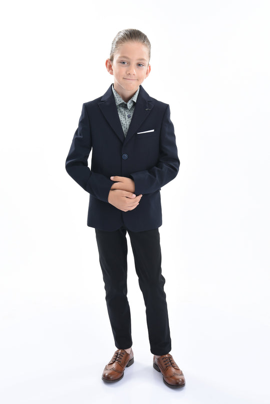 Navy Lucien Formal Dress Outfit