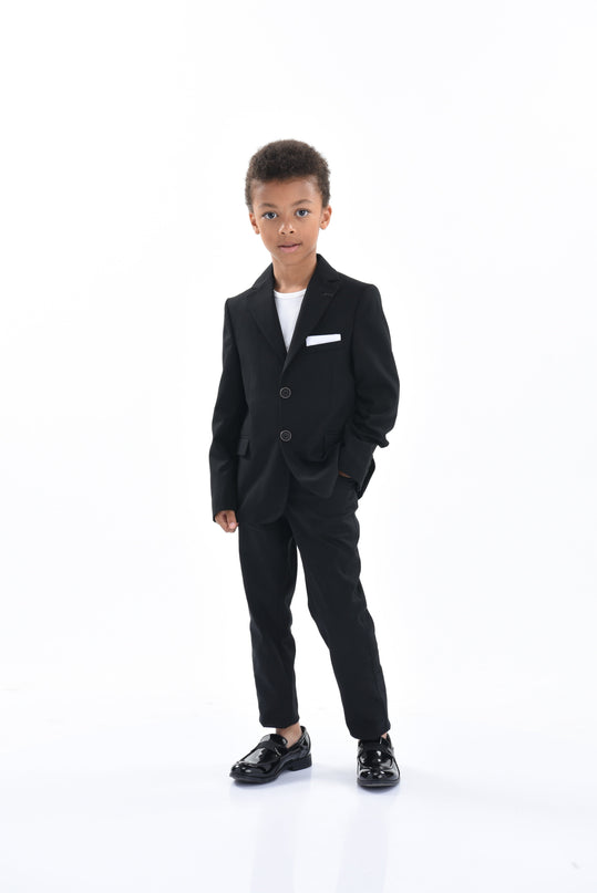 kids-atelier-moustache-kid-boy-baby-black-twill-peak-lapel-blazer-22m20-black