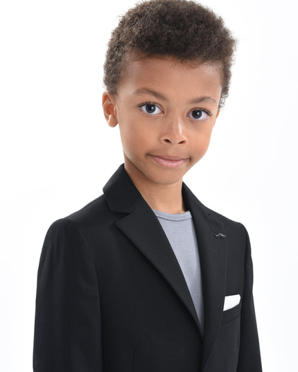 kids-atelier-moustache-kid-boy-baby-black-twill-peak-lapel-blazer-22m20-black