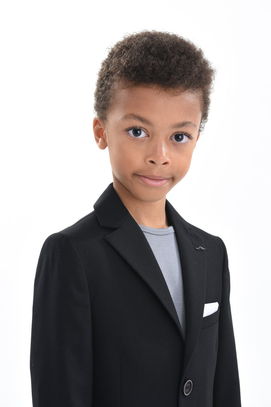 kids-atelier-moustache-kid-boy-baby-black-twill-peak-lapel-blazer-22m20-black