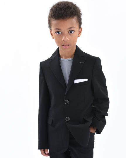 kids-atelier-moustache-kid-boy-baby-black-twill-peak-lapel-blazer-22m20-black