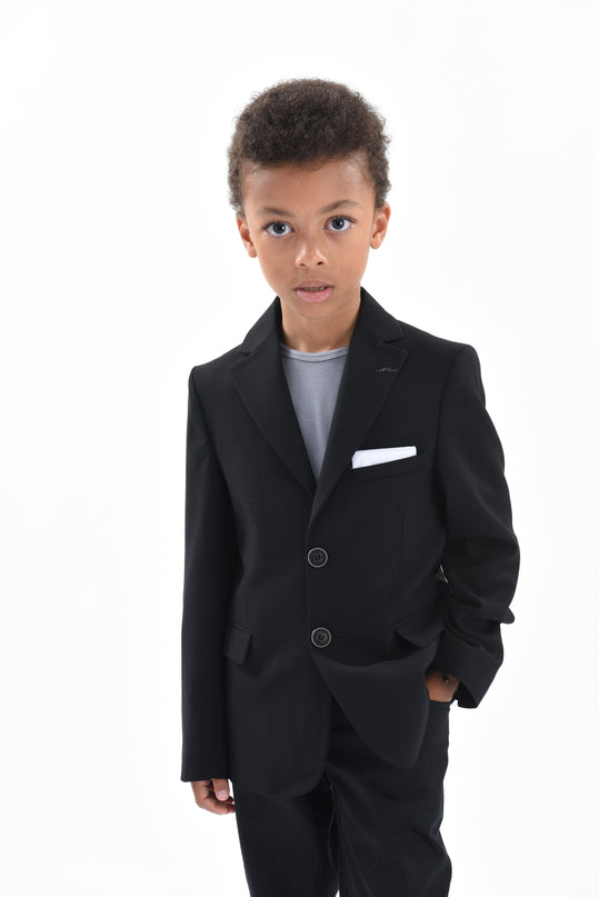 kids-atelier-moustache-kid-boy-baby-black-twill-peak-lapel-blazer-22m20-black