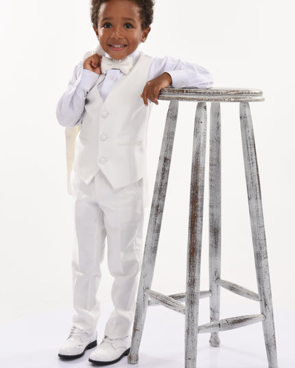 Cream 5pc Peak Lapel Tuxedo
