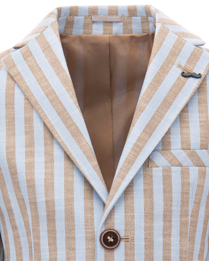 kids-atelier-moustache-kid-boy-baby-beige-striped-peak-lapel-blazer-23m03-beige-blue